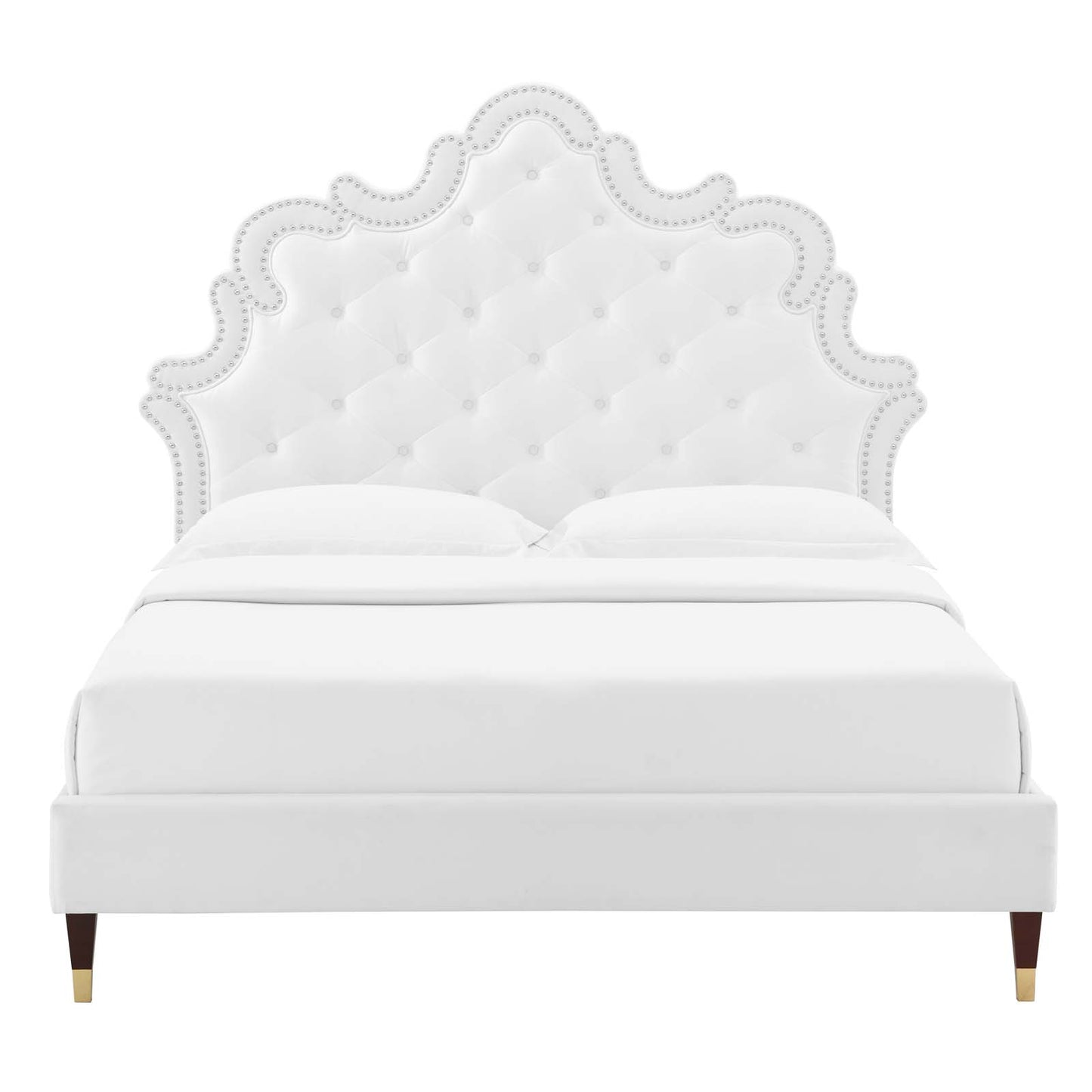 Sasha Button-Tufted Performance Velvet Twin Bed By Modway - MOD-6792 | Beds | Modishstore - 40