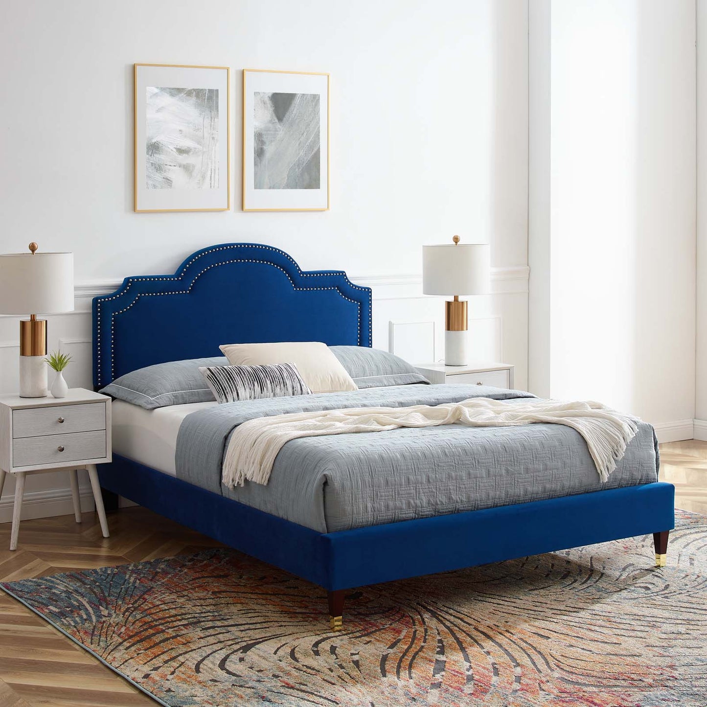 Aviana Performance Velvet Twin Bed By Modway - MOD-6794 | Beds | Modishstore - 26