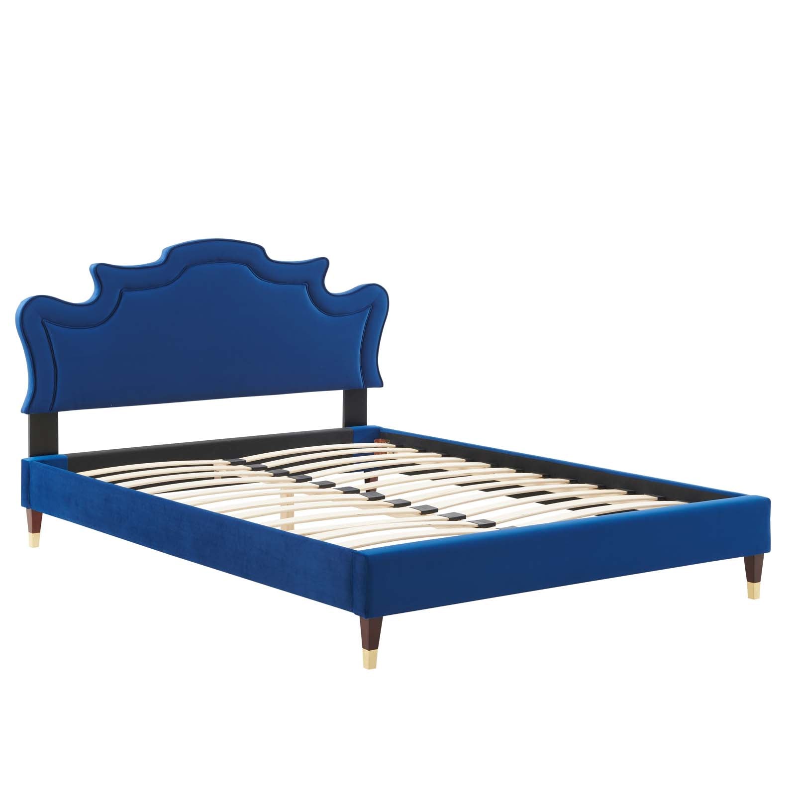 Neena Performance Velvet Twin Bed By Modway - MOD-6795 | Beds | Modishstore - 27