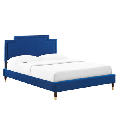 Liva Performance Velvet Twin Bed By Modway - MOD-6796 | Beds | Modishstore - 23