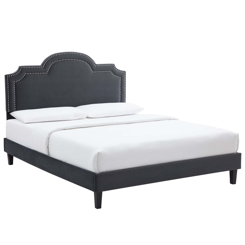 Aviana Performance Velvet Twin Bed By Modway - MOD-6799 | Beds | Modishstore - 1