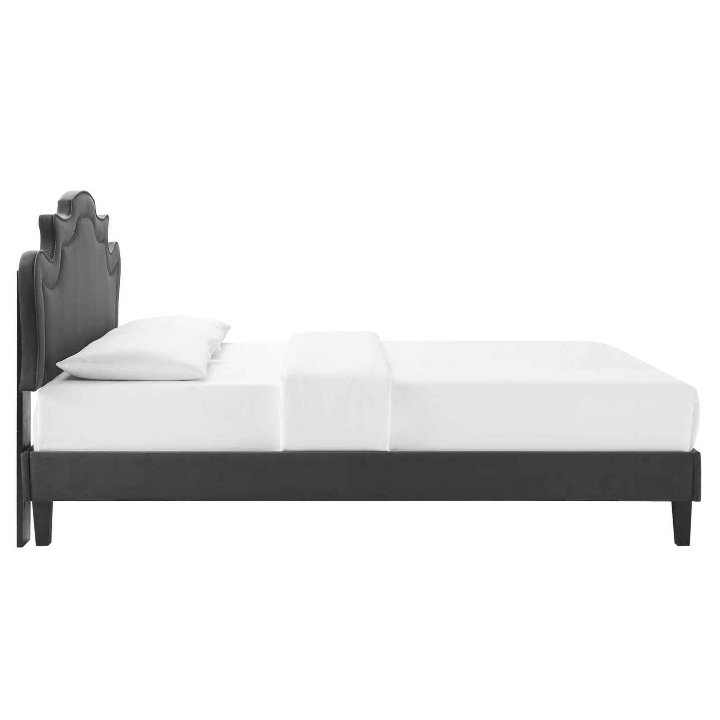 Neena Performance Velvet Twin Bed By Modway - MOD-6800 | Beds | Modishstore - 6