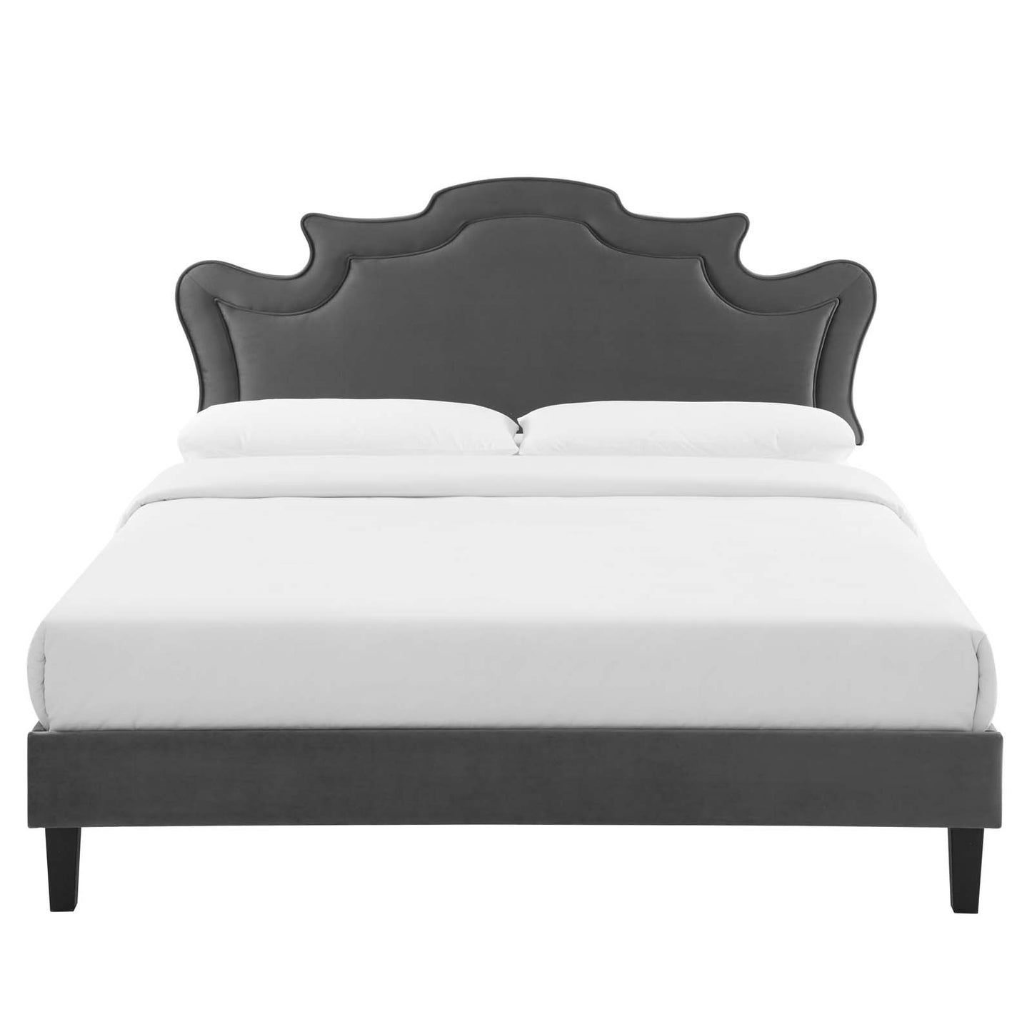 Neena Performance Velvet Twin Bed By Modway - MOD-6800 | Beds | Modishstore - 7