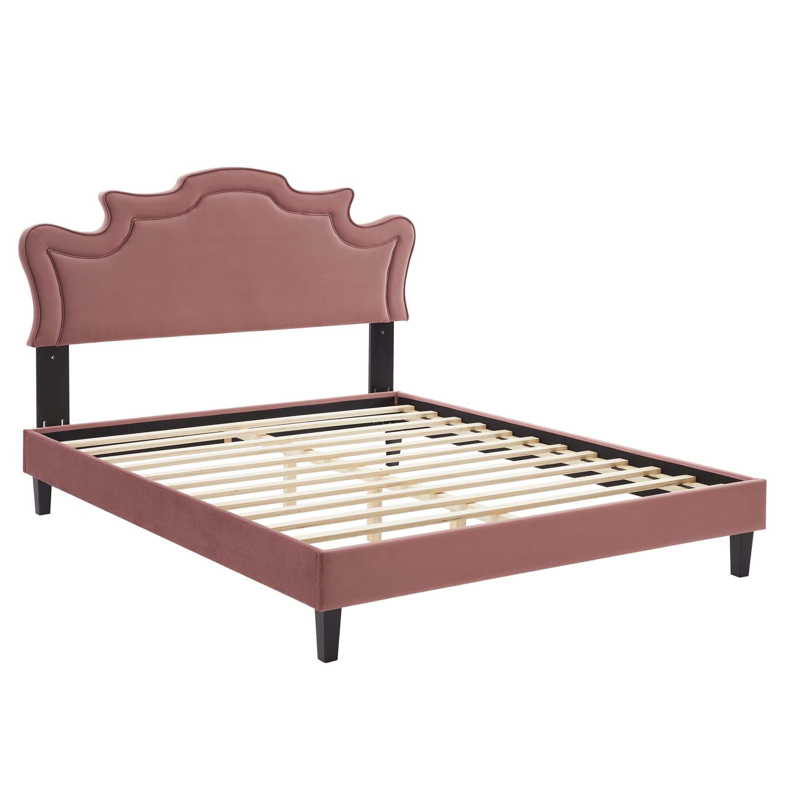 Neena Performance Velvet Twin Bed By Modway - MOD-6800 | Beds | Modishstore - 16