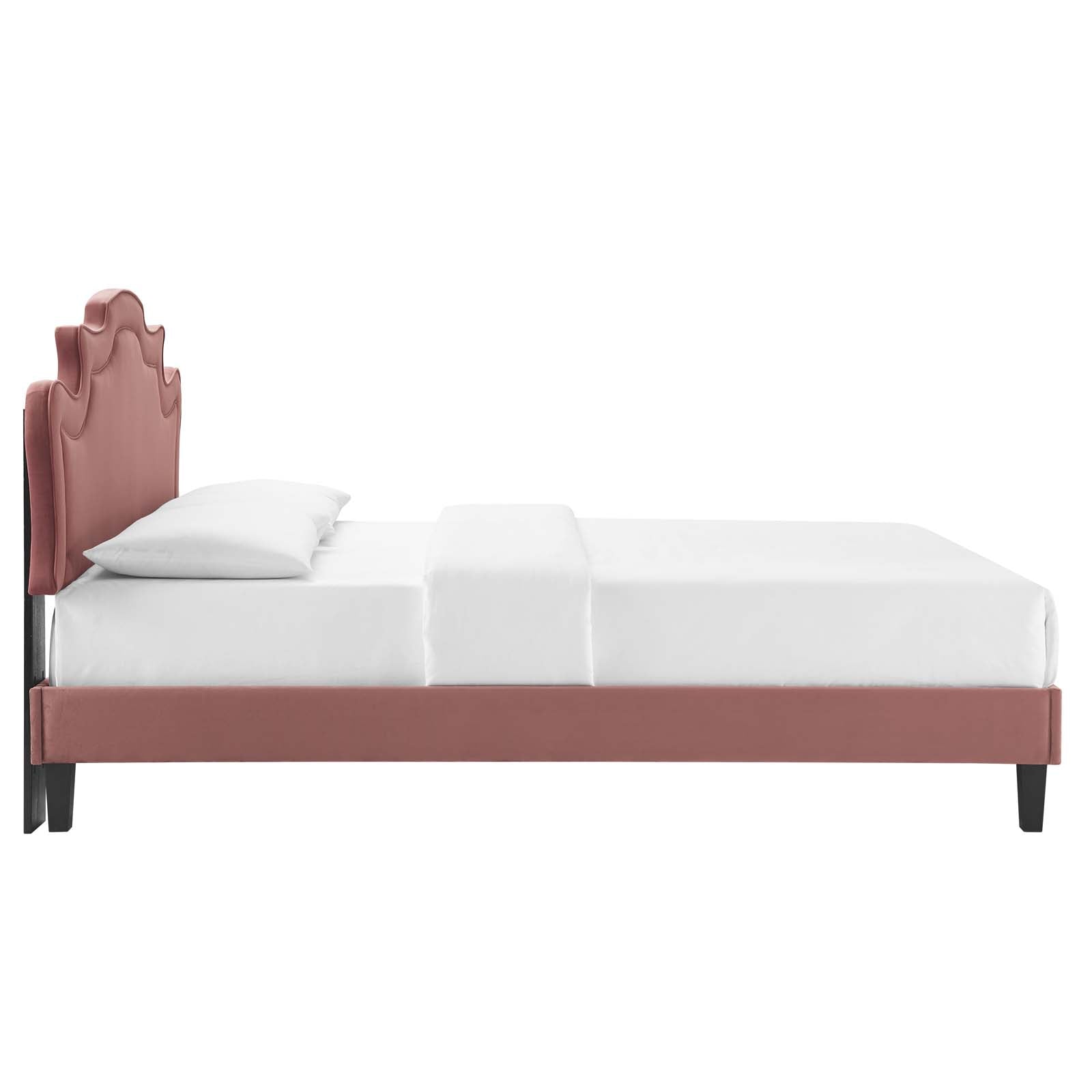 Neena Performance Velvet Twin Bed By Modway - MOD-6800 | Beds | Modishstore - 17