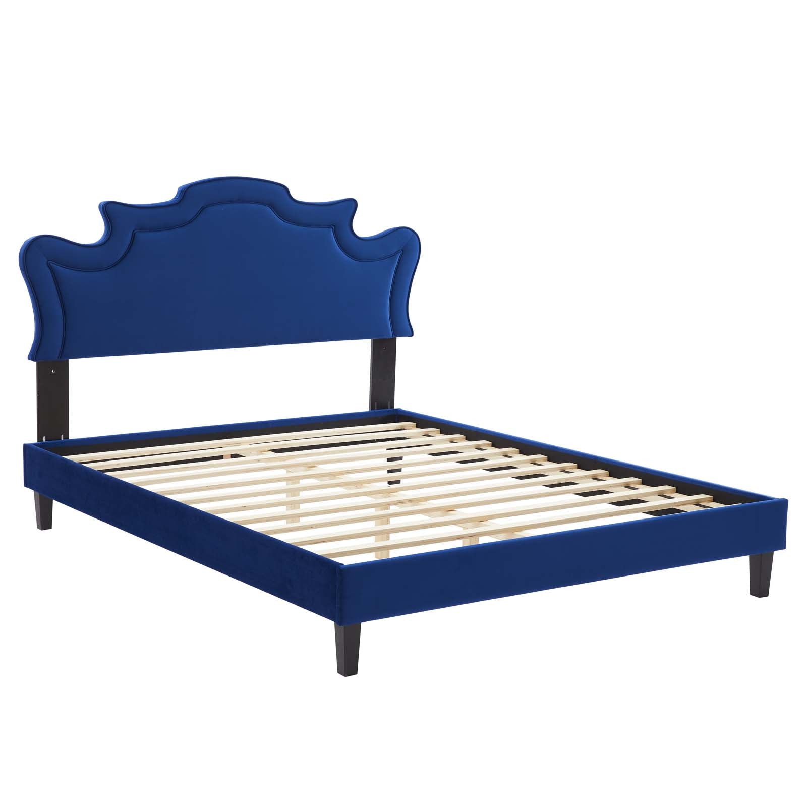 Neena Performance Velvet Twin Bed By Modway - MOD-6800 | Beds | Modishstore - 27