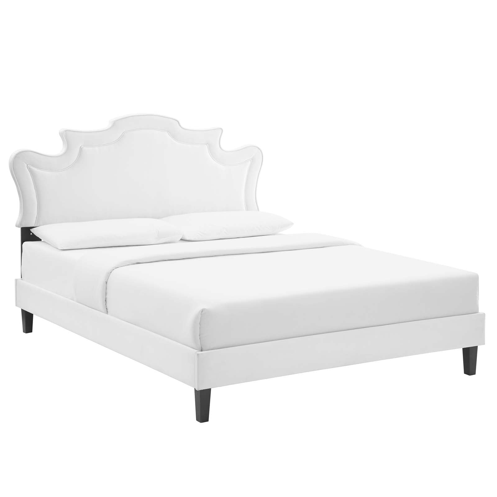 Neena Performance Velvet Twin Bed By Modway - MOD-6800 | Beds | Modishstore - 34