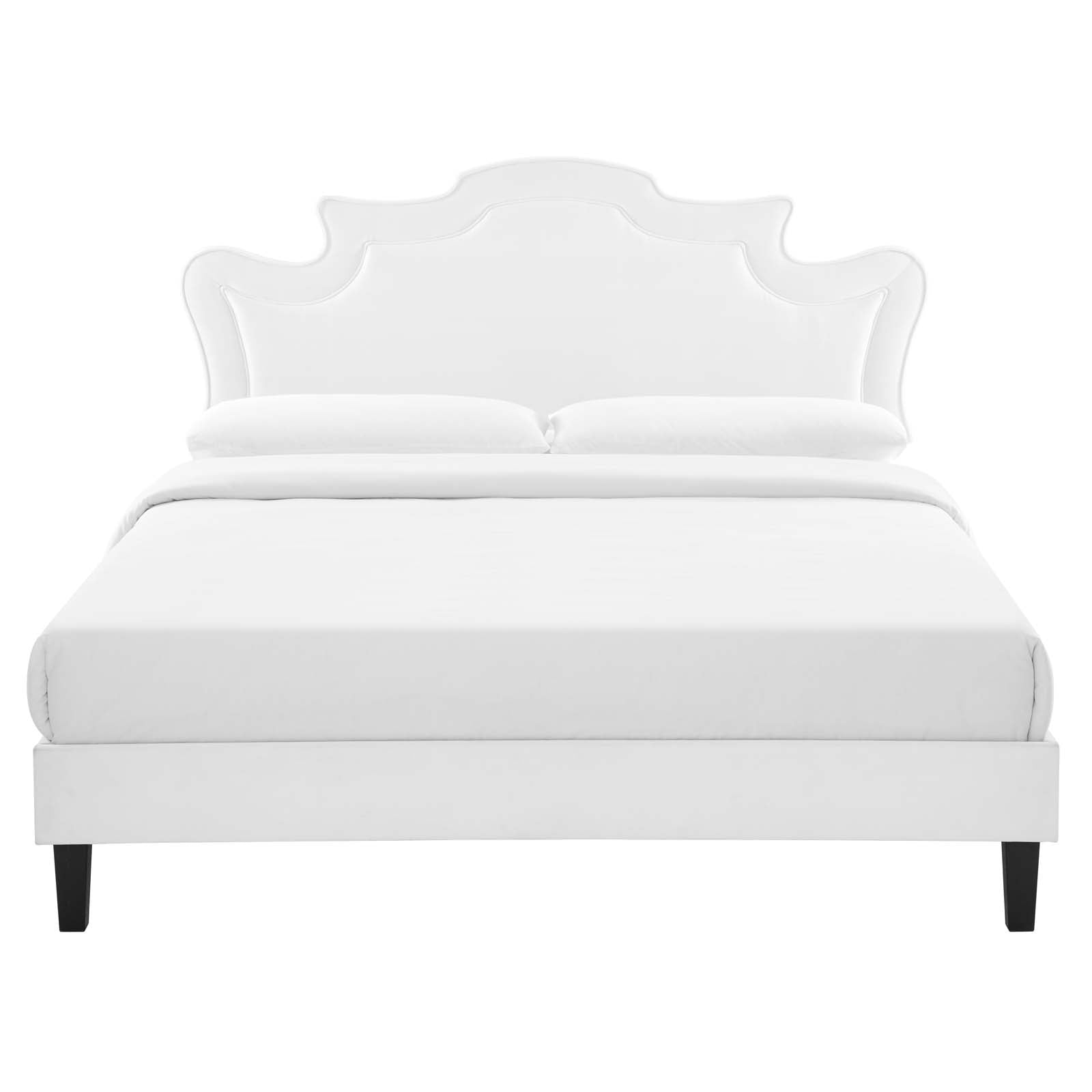 Neena Performance Velvet Twin Bed By Modway - MOD-6800 | Beds | Modishstore - 40