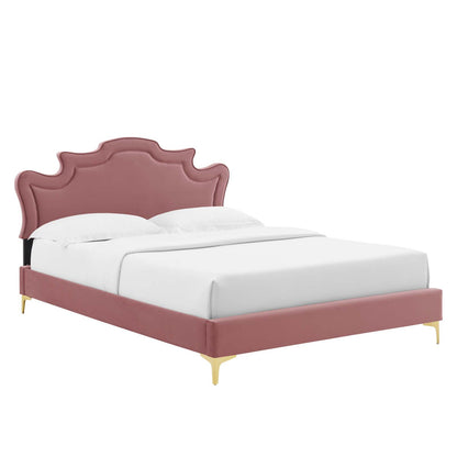 Neena Performance Velvet Full Bed By Modway - MOD-6805 | Beds | Modishstore - 12