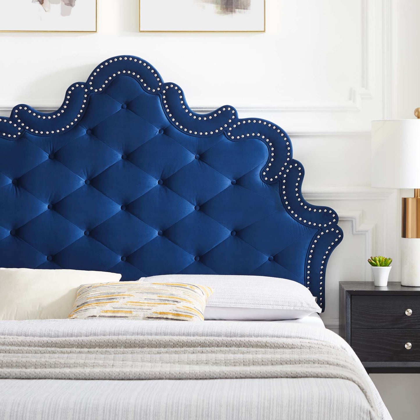 Sasha Button-Tufted Performance Velvet Queen Bed By Modway - MOD-6817 | Beds | Modishstore - 25