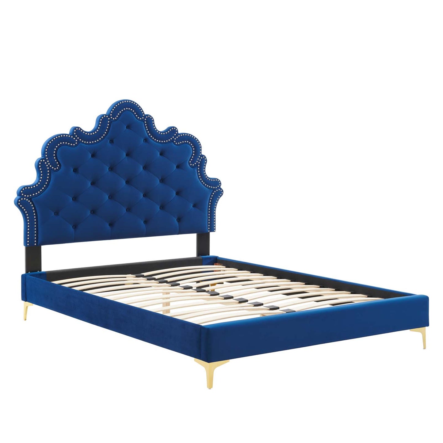 Sasha Button-Tufted Performance Velvet Queen Bed By Modway - MOD-6817 | Beds | Modishstore - 27