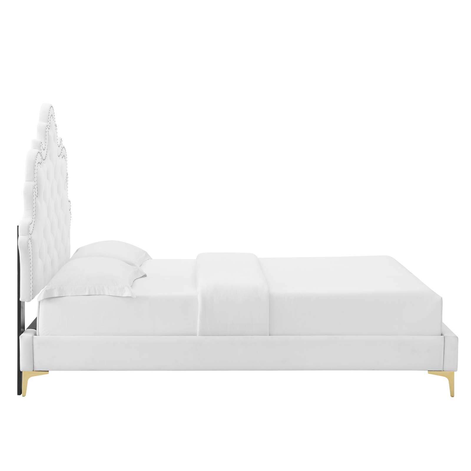 Sasha Button-Tufted Performance Velvet Queen Bed By Modway - MOD-6817 | Beds | Modishstore - 39