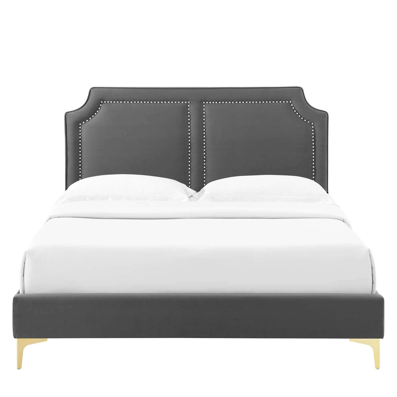 Novi Performance Velvet Queen Bed By Modway - MOD-6818 | Beds | Modishstore - 7