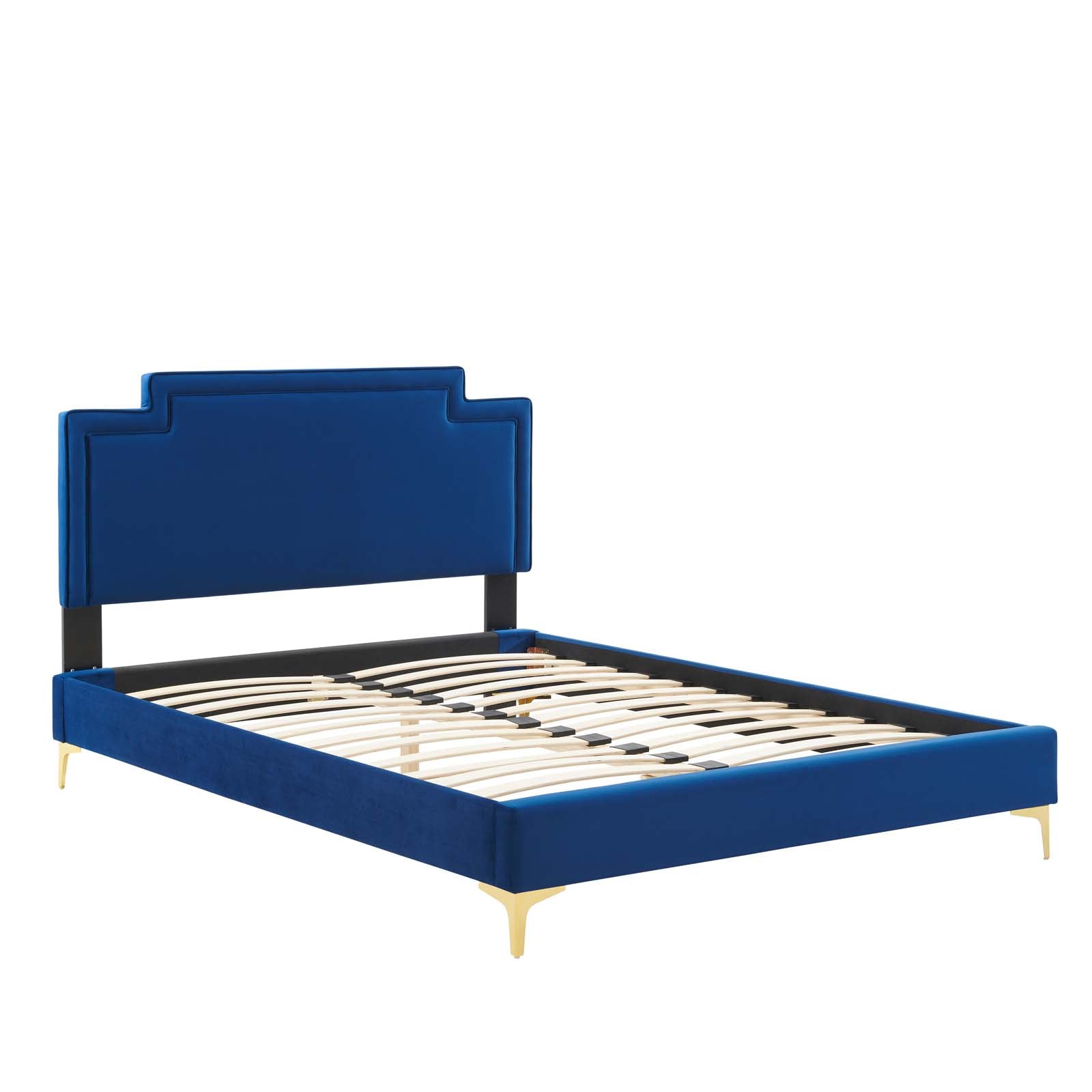 Liva Performance Velvet Queen Bed By Modway - MOD-6821 | Beds | Modishstore - 27