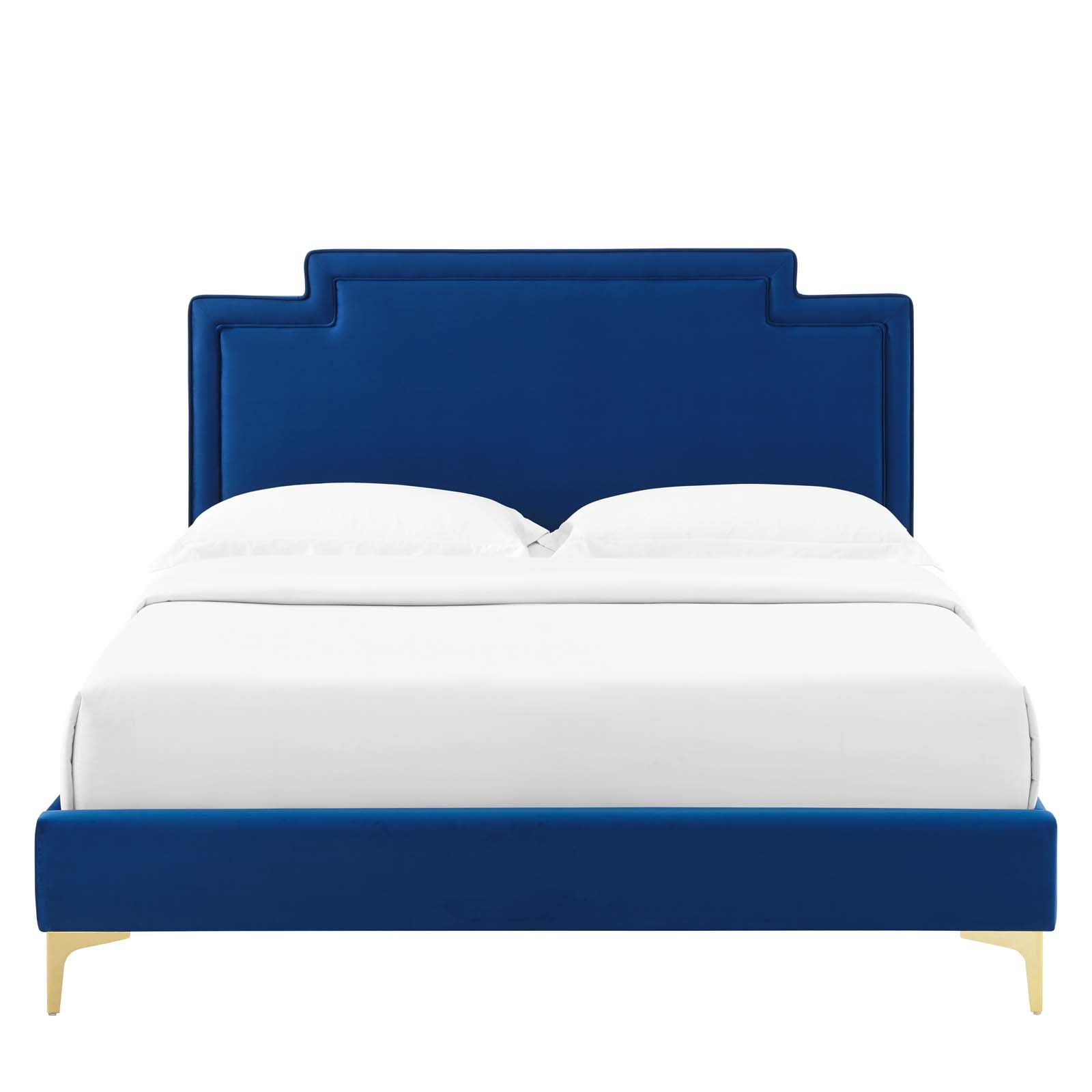 Liva Performance Velvet Queen Bed By Modway - MOD-6821 | Beds | Modishstore - 29