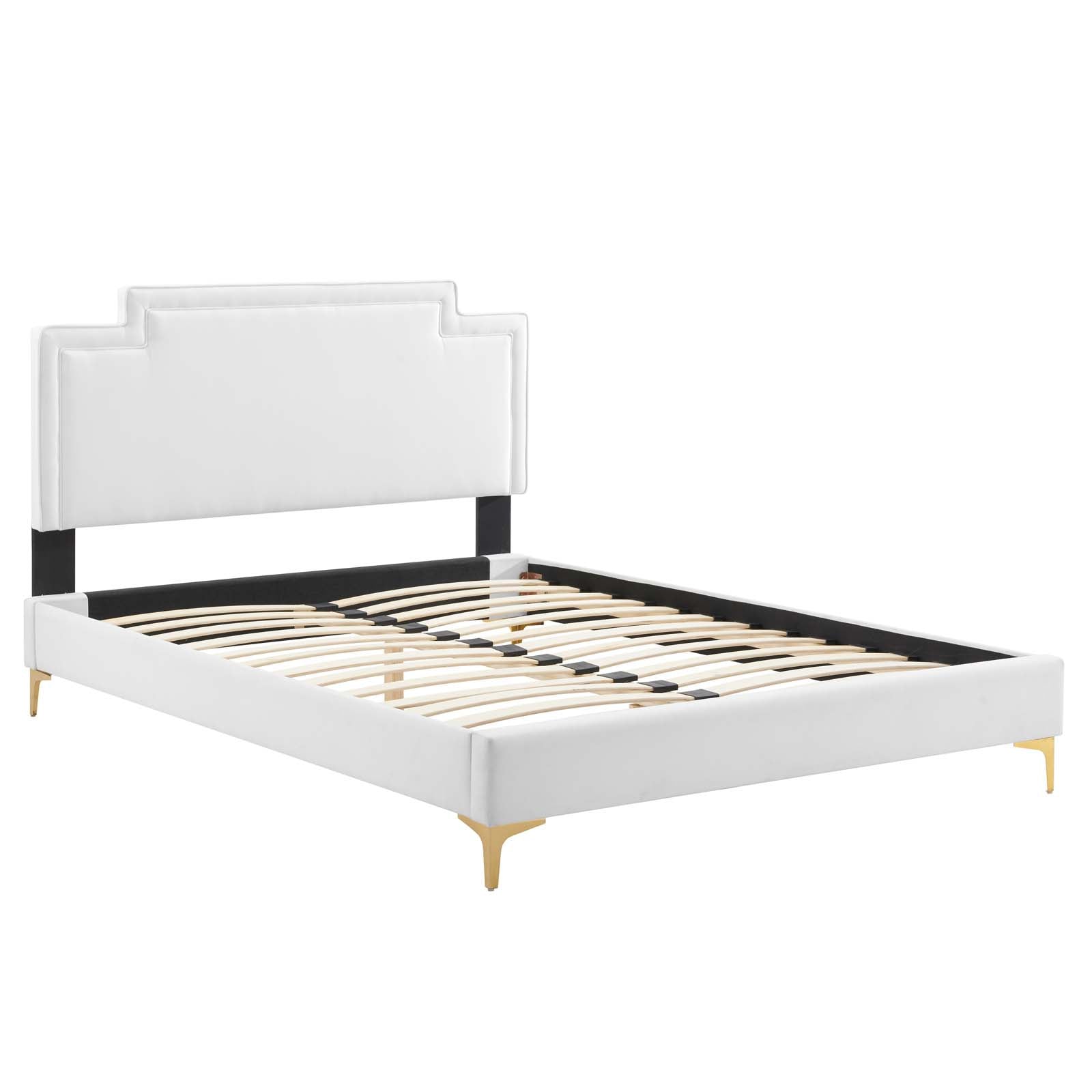 Liva Performance Velvet Queen Bed By Modway - MOD-6821 | Beds | Modishstore - 38