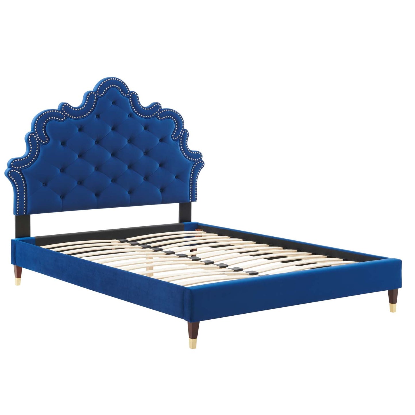 Sasha Button-Tufted Performance Velvet Queen Bed By Modway - MOD-6822 | Beds | Modishstore - 16