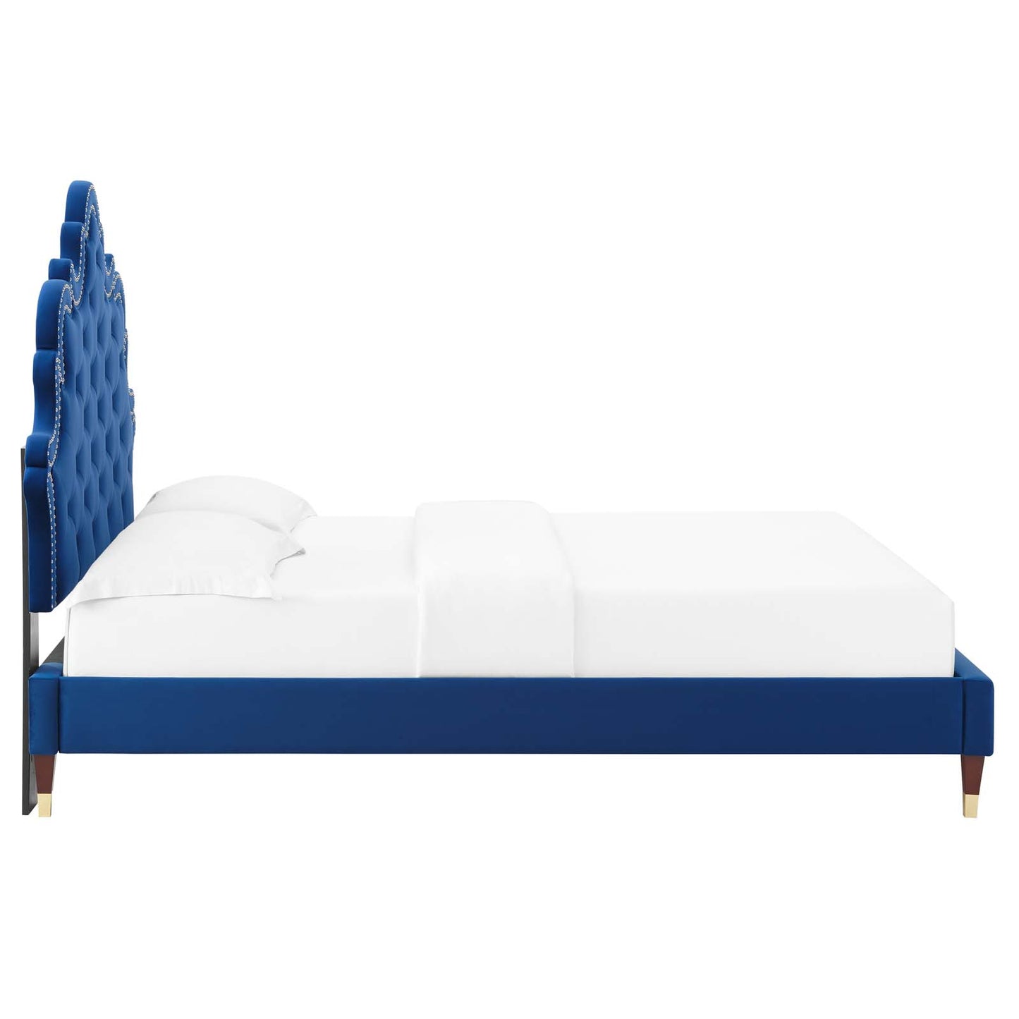 Sasha Button-Tufted Performance Velvet Queen Bed By Modway - MOD-6822 | Beds | Modishstore - 17