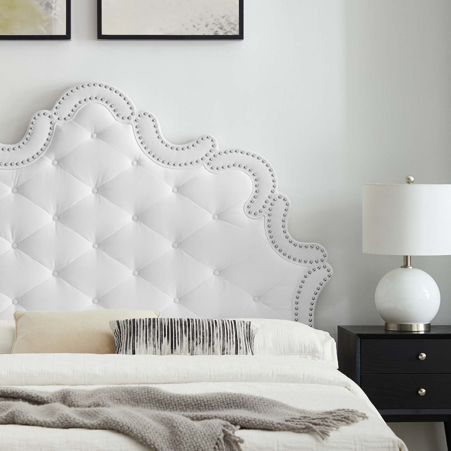 Sasha Button-Tufted Performance Velvet Queen Bed By Modway - MOD-6822 | Beds | Modishstore - 25