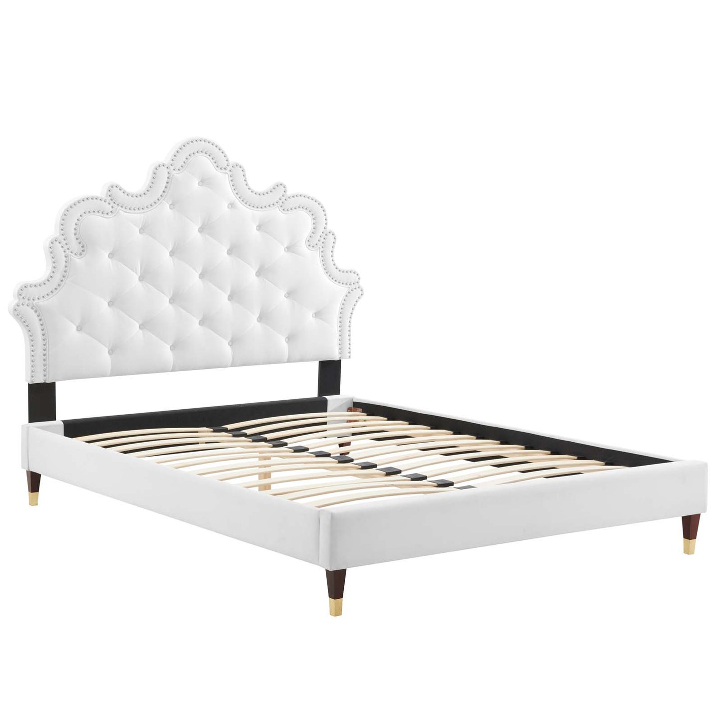 Sasha Button-Tufted Performance Velvet Queen Bed By Modway - MOD-6822 | Beds | Modishstore - 27