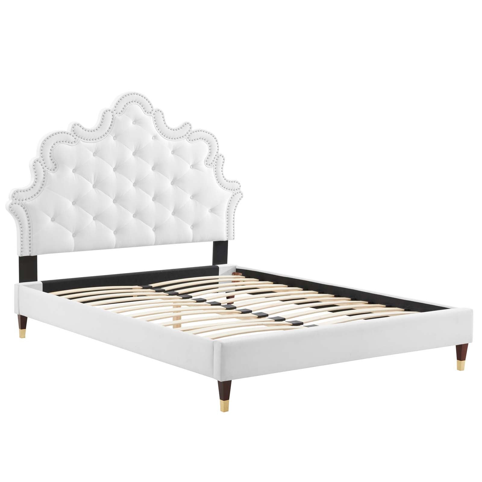 Sasha Button-Tufted Performance Velvet Queen Bed By Modway - MOD-6822 | Beds | Modishstore - 27