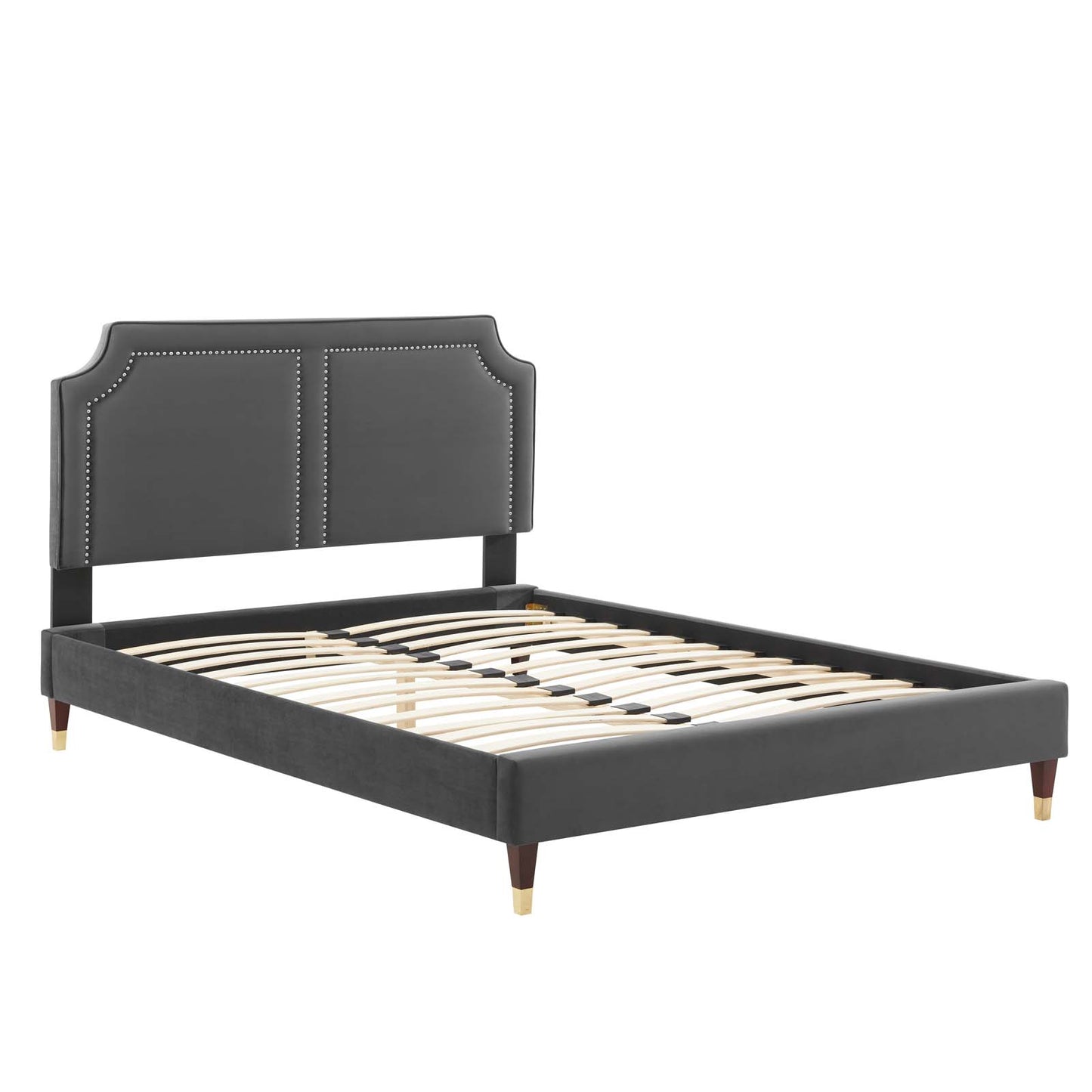 Novi Performance Velvet Queen Bed By Modway - MOD-6823 | Beds | Modishstore - 5