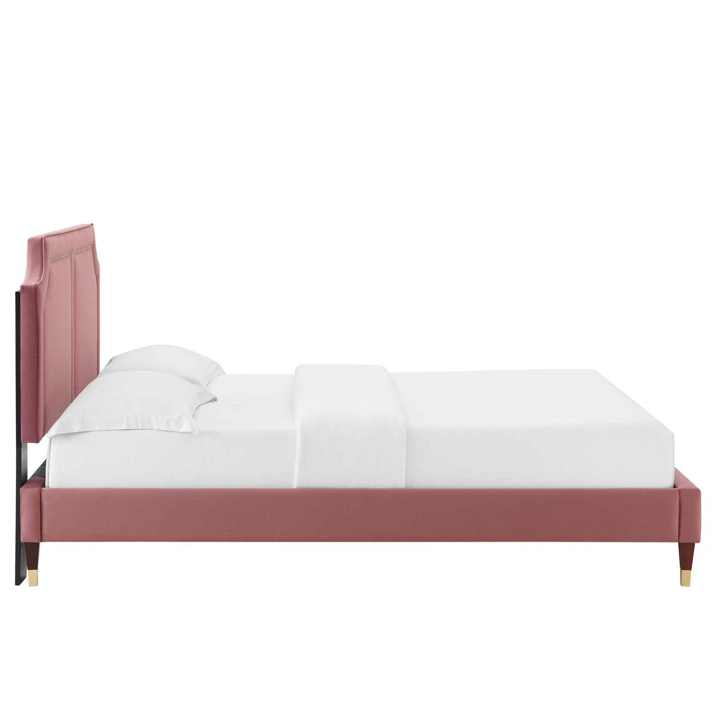 Novi Performance Velvet Queen Bed By Modway - MOD-6823 | Beds | Modishstore - 17