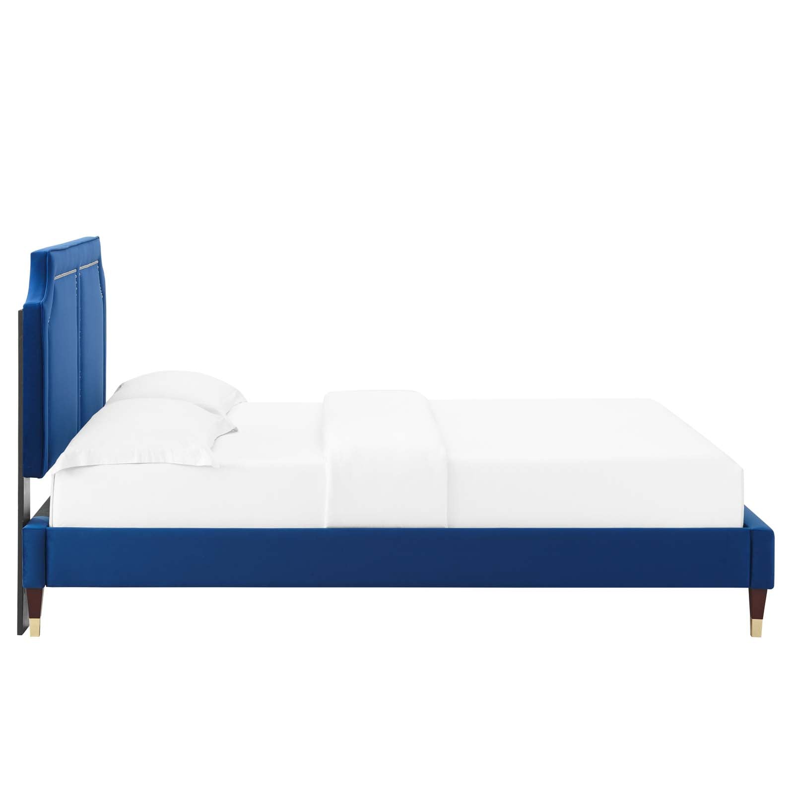 Novi Performance Velvet Queen Bed By Modway - MOD-6823 | Beds | Modishstore - 28