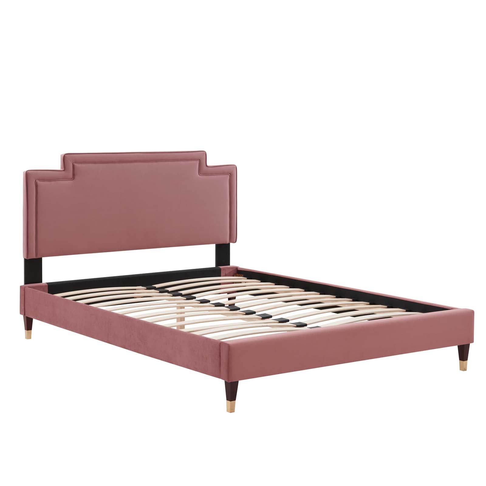 Liva Performance Velvet Queen Bed By Modway - MOD-6826 | Beds | Modishstore - 16