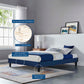 Sasha Button-Tufted Performance Velvet Queen Bed By Modway - MOD-6827 | Beds | Modishstore - 26