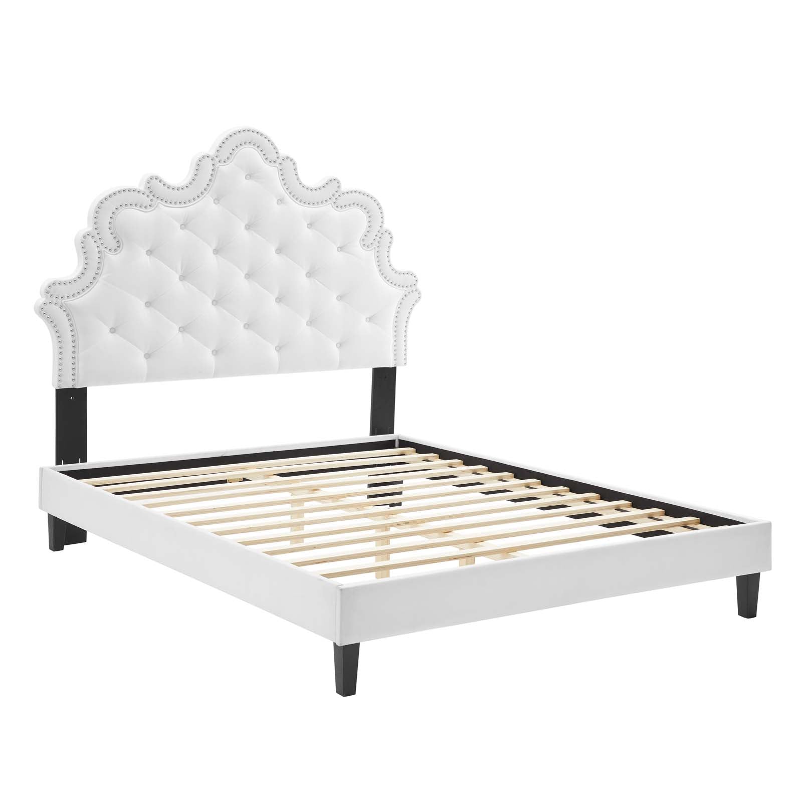 Sasha Button-Tufted Performance Velvet Queen Bed By Modway - MOD-6827 | Beds | Modishstore - 38