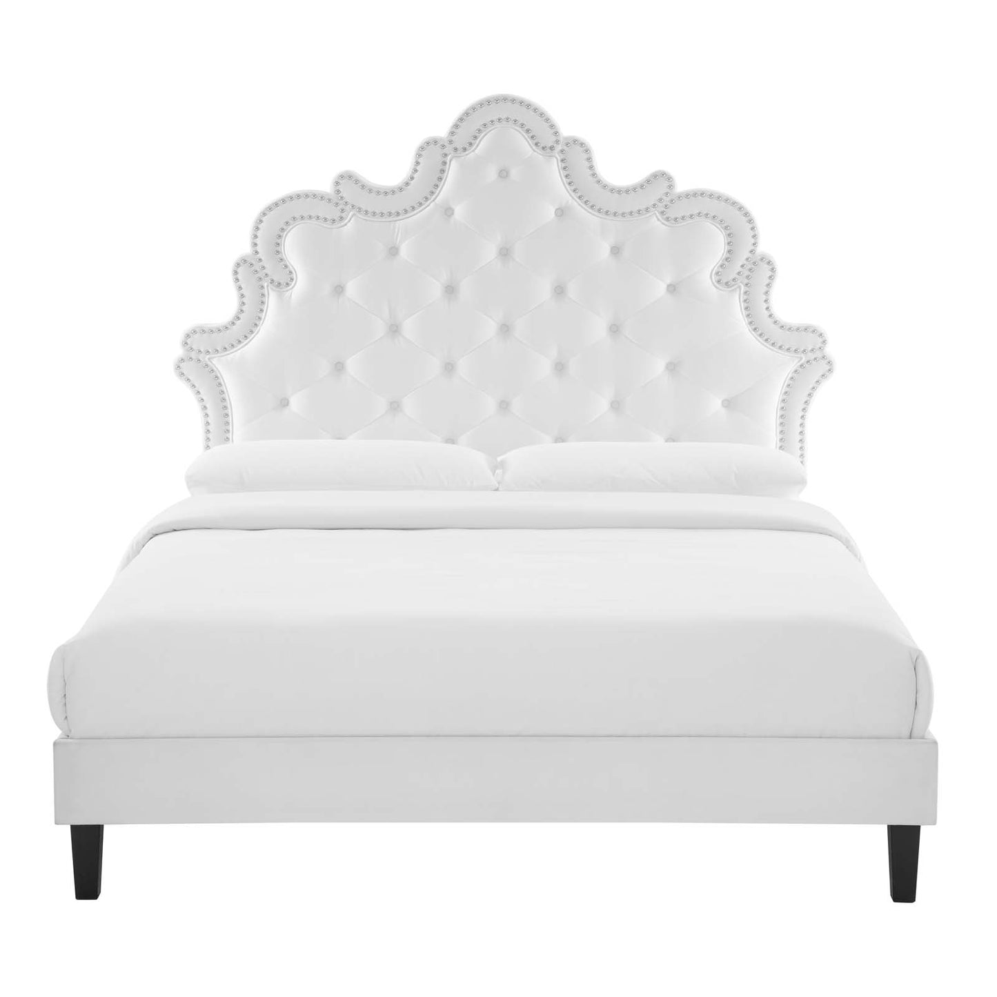 Sasha Button-Tufted Performance Velvet Queen Bed By Modway - MOD-6827 | Beds | Modishstore - 40