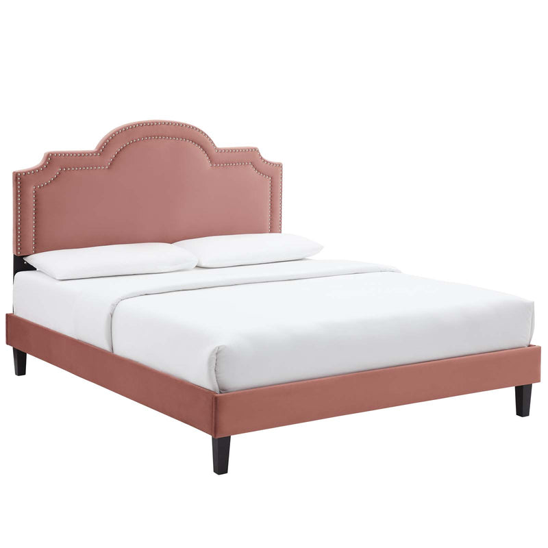 Aviana Performance Velvet Queen Bed By Modway - MOD-6829 | Beds | Modishstore - 13