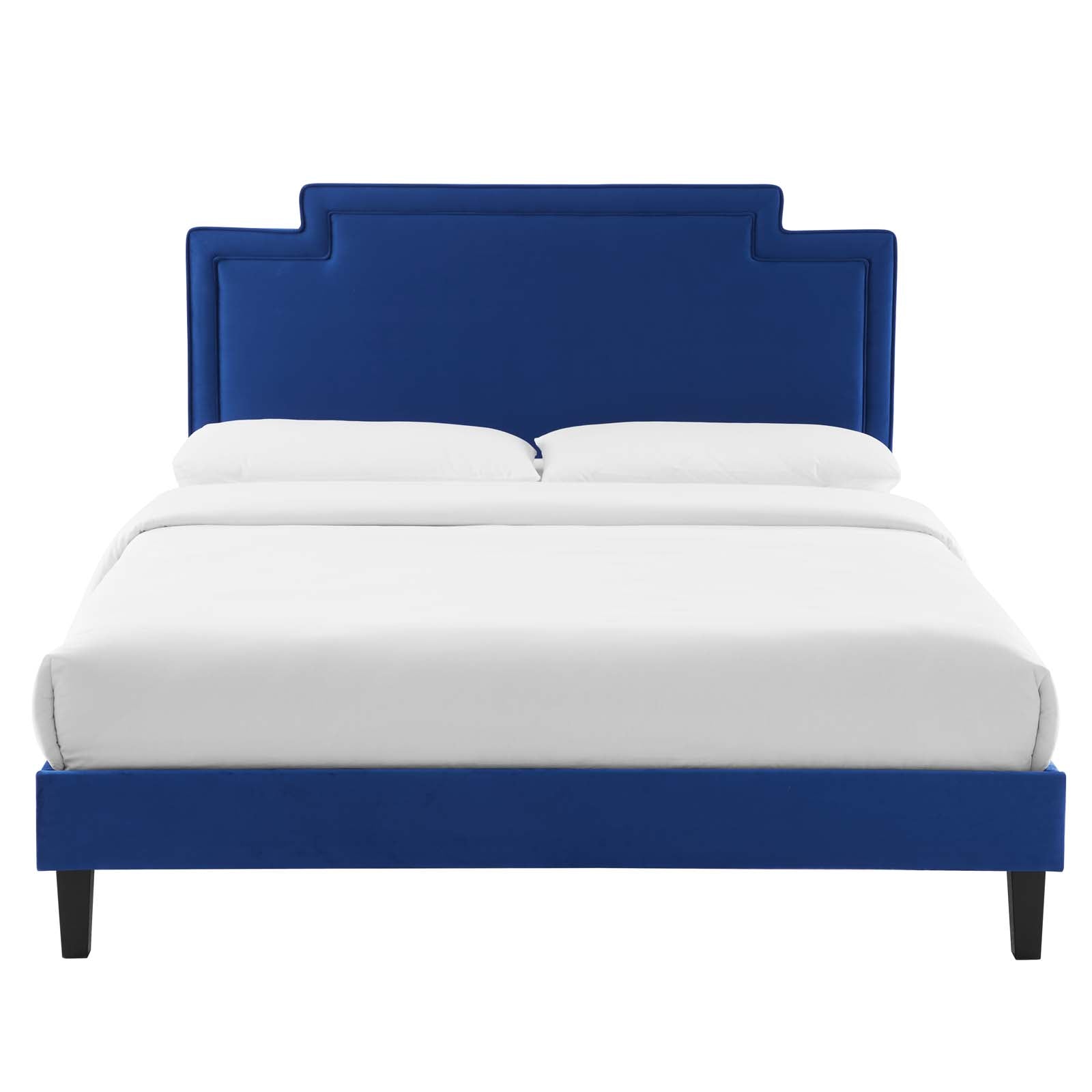 Liva Performance Velvet Queen Bed By Modway - MOD-6831 | Beds | Modishstore - 29