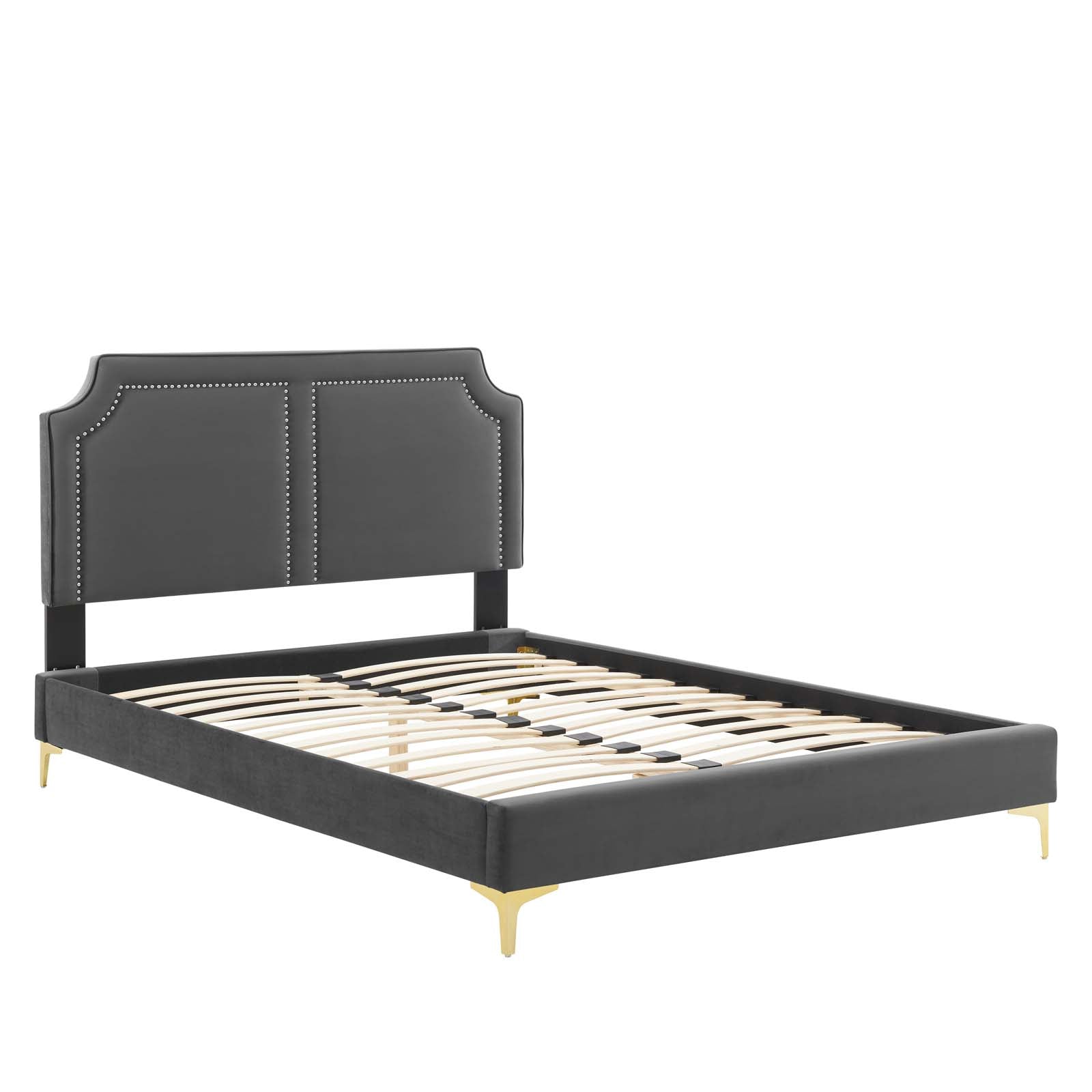 Novi Performance Velvet King Bed By Modway - MOD-6833 | Beds | Modishstore - 5