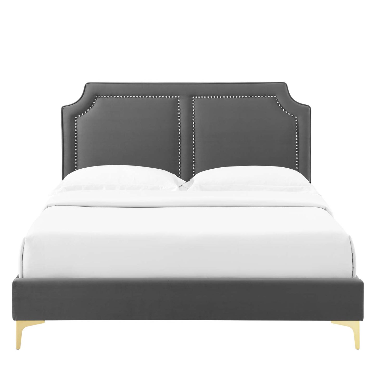 Novi Performance Velvet King Bed By Modway - MOD-6833 | Beds | Modishstore - 7