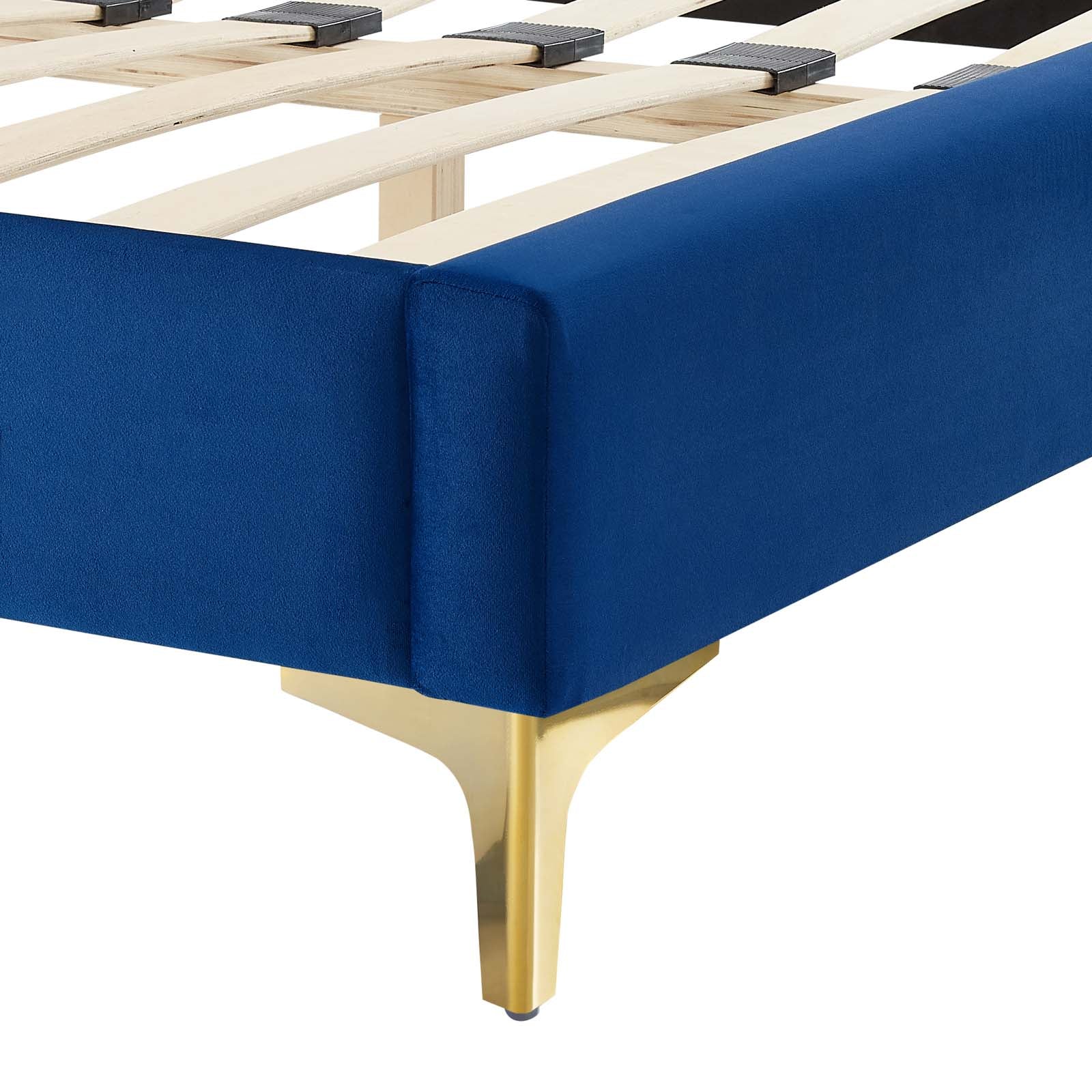 Novi Performance Velvet King Bed By Modway - MOD-6833 | Beds | Modishstore - 30