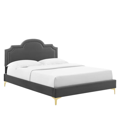 Aviana Performance Velvet King Bed By Modway - MOD-6834 | Beds | Modishstore - 2