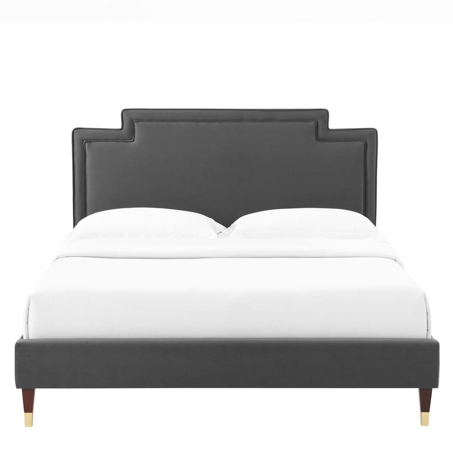 Liva Performance Velvet King Bed By Modway - MOD-6841 | Beds | Modishstore - 7