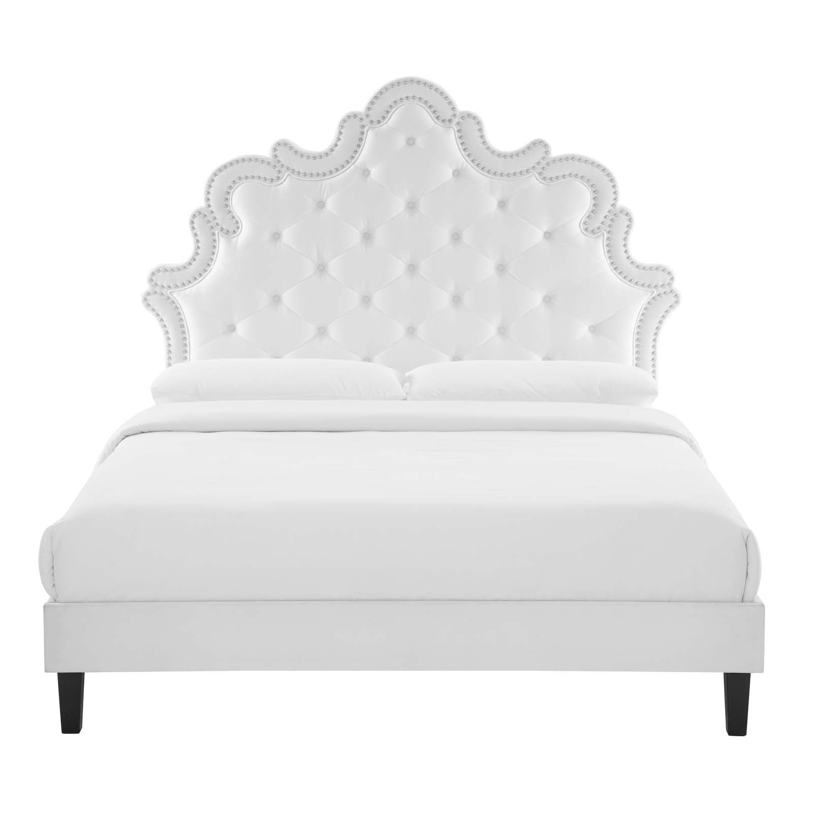 Sasha Button-Tufted Performance Velvet King Bed By Modway - MOD-6842 | Beds | Modishstore - 40