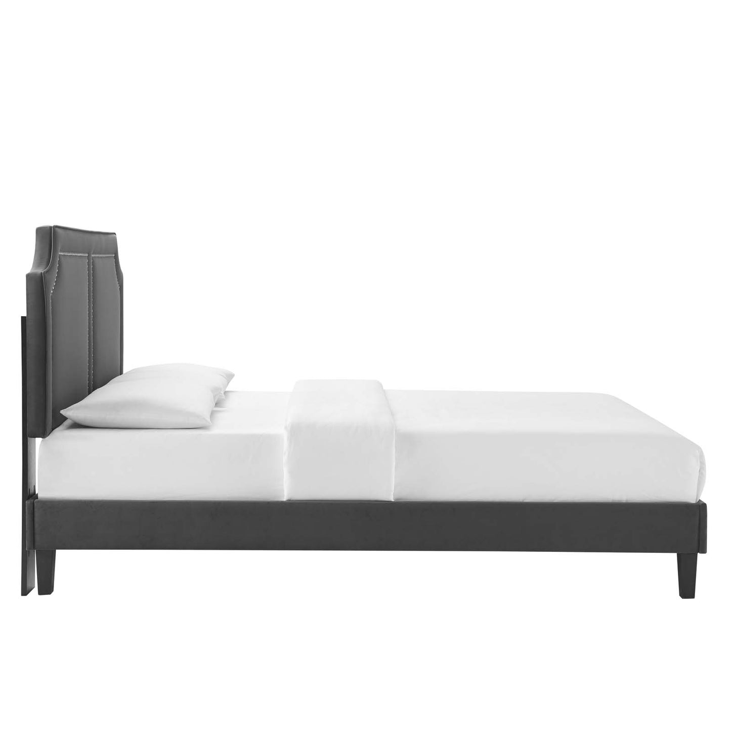 Novi Performance Velvet King Bed By Modway - MOD-6843 | Beds | Modishstore - 6