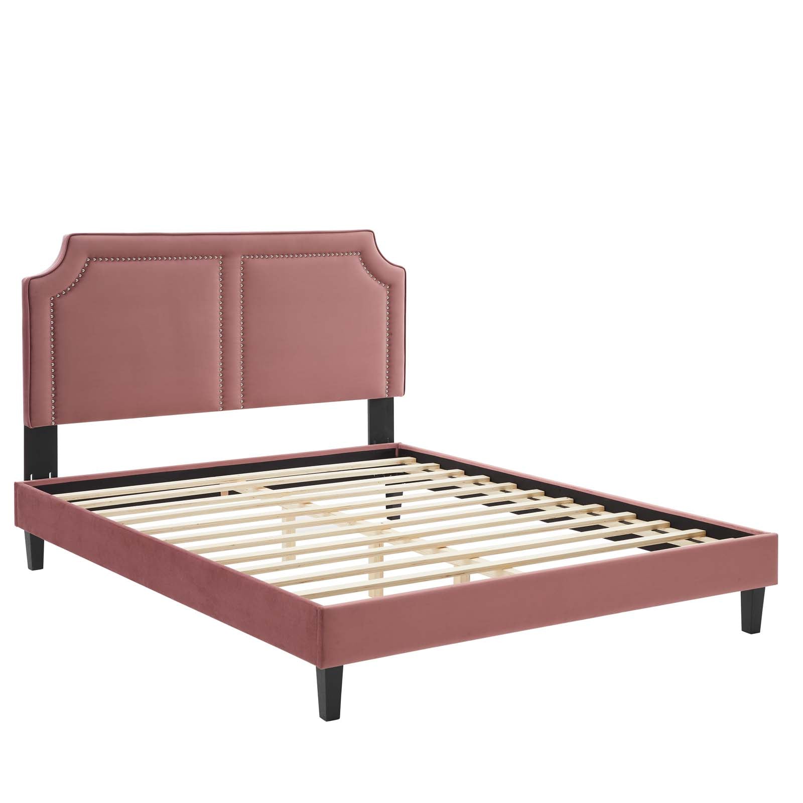 Novi Performance Velvet King Bed By Modway - MOD-6843 | Beds | Modishstore - 16