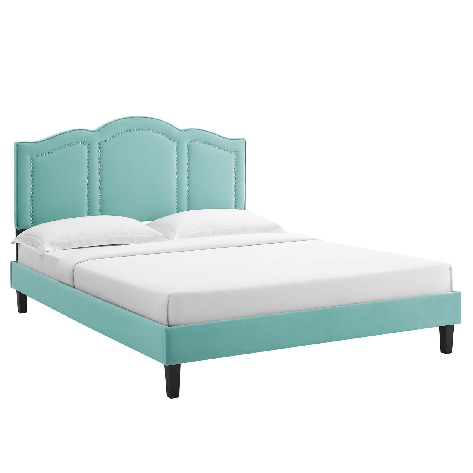 Emerson Performance Velvet Twin Platform Bed By Modway - MOD-6849 | Beds | Modishstore - 40