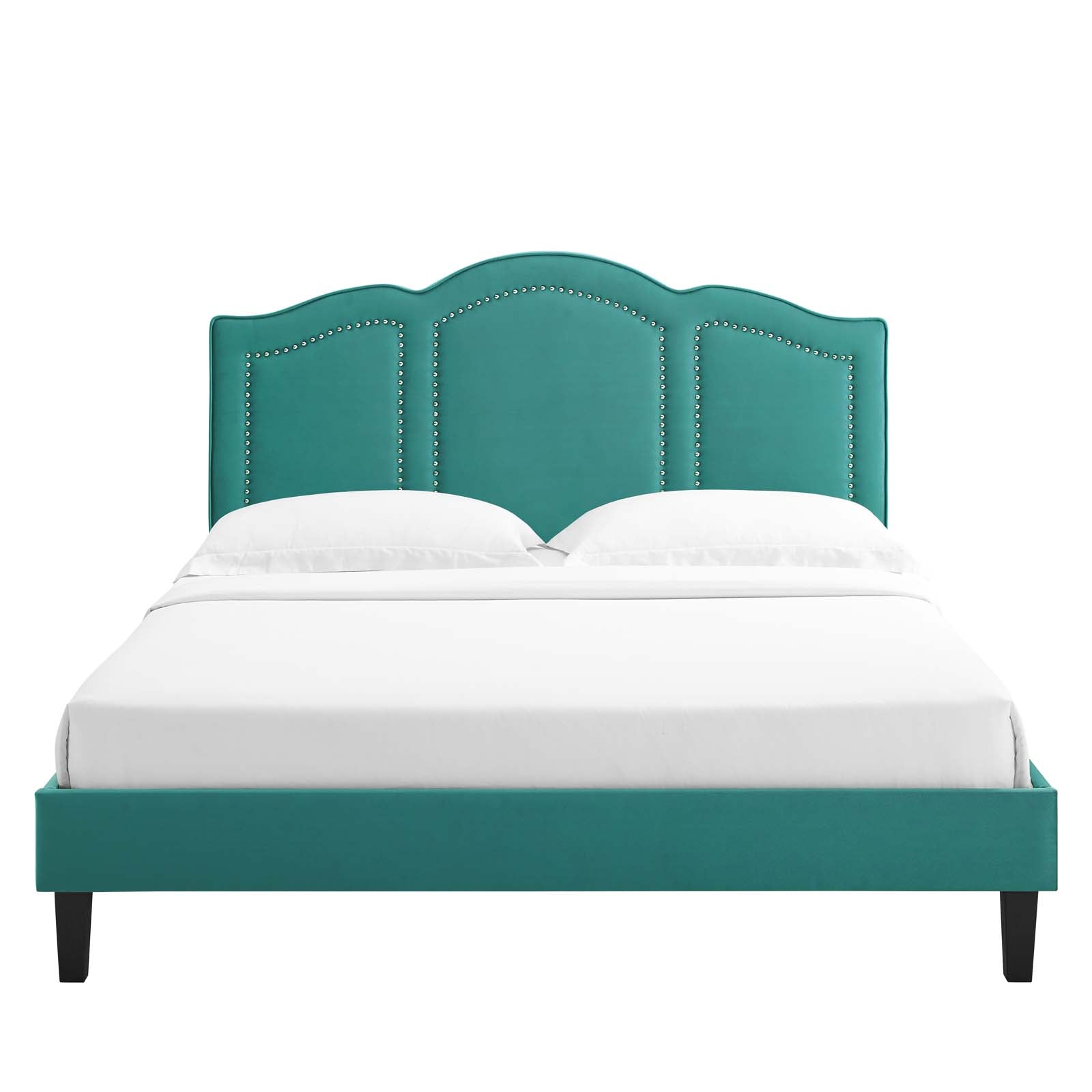 Emerson Performance Velvet Twin Platform Bed By Modway - MOD-6849 | Beds | Modishstore - 89