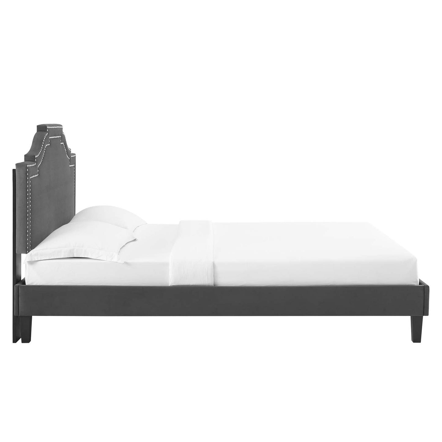 Adelaide Performance Velvet Twin Platform Bed By Modway - MOD-6852 | Beds | Modishstore - 7