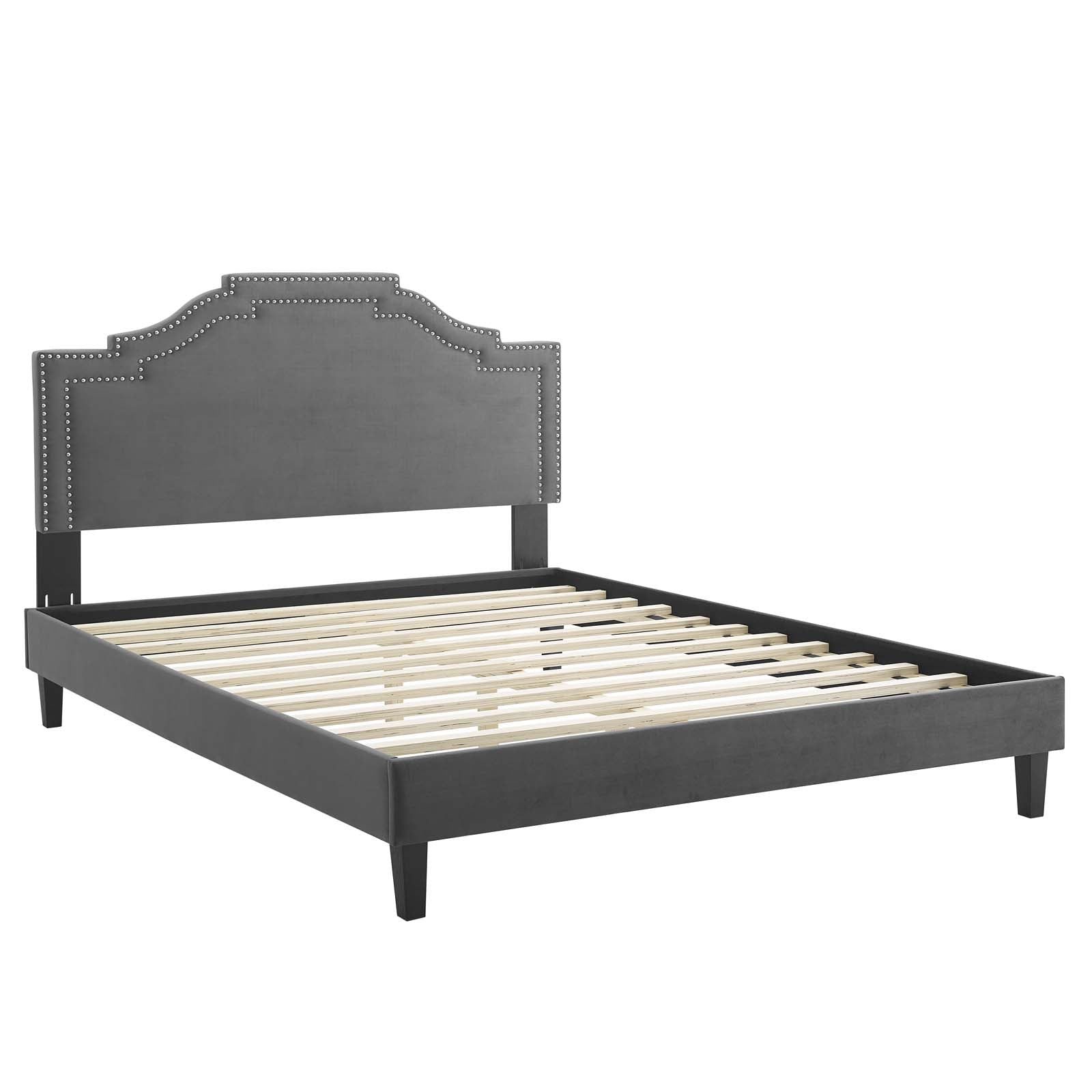 Adelaide Performance Velvet Twin Platform Bed By Modway - MOD-6852 | Beds | Modishstore - 8