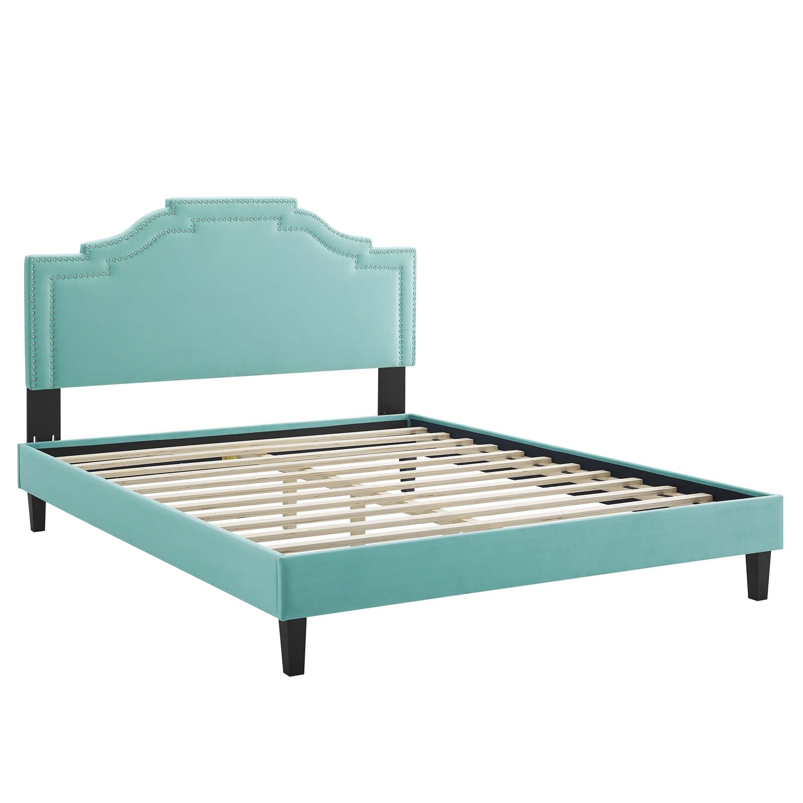 Adelaide Performance Velvet Twin Platform Bed By Modway - MOD-6852 | Beds | Modishstore - 47