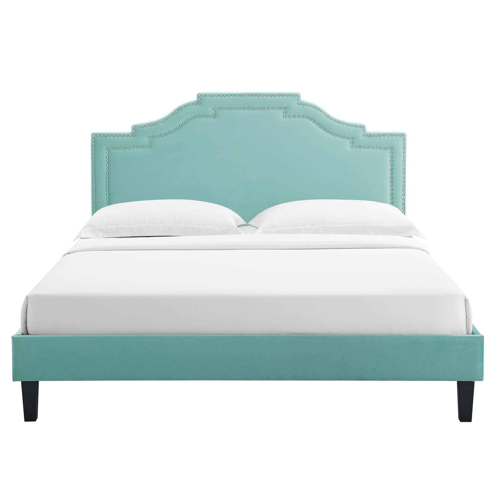 Adelaide Performance Velvet Twin Platform Bed By Modway - MOD-6852 | Beds | Modishstore - 51