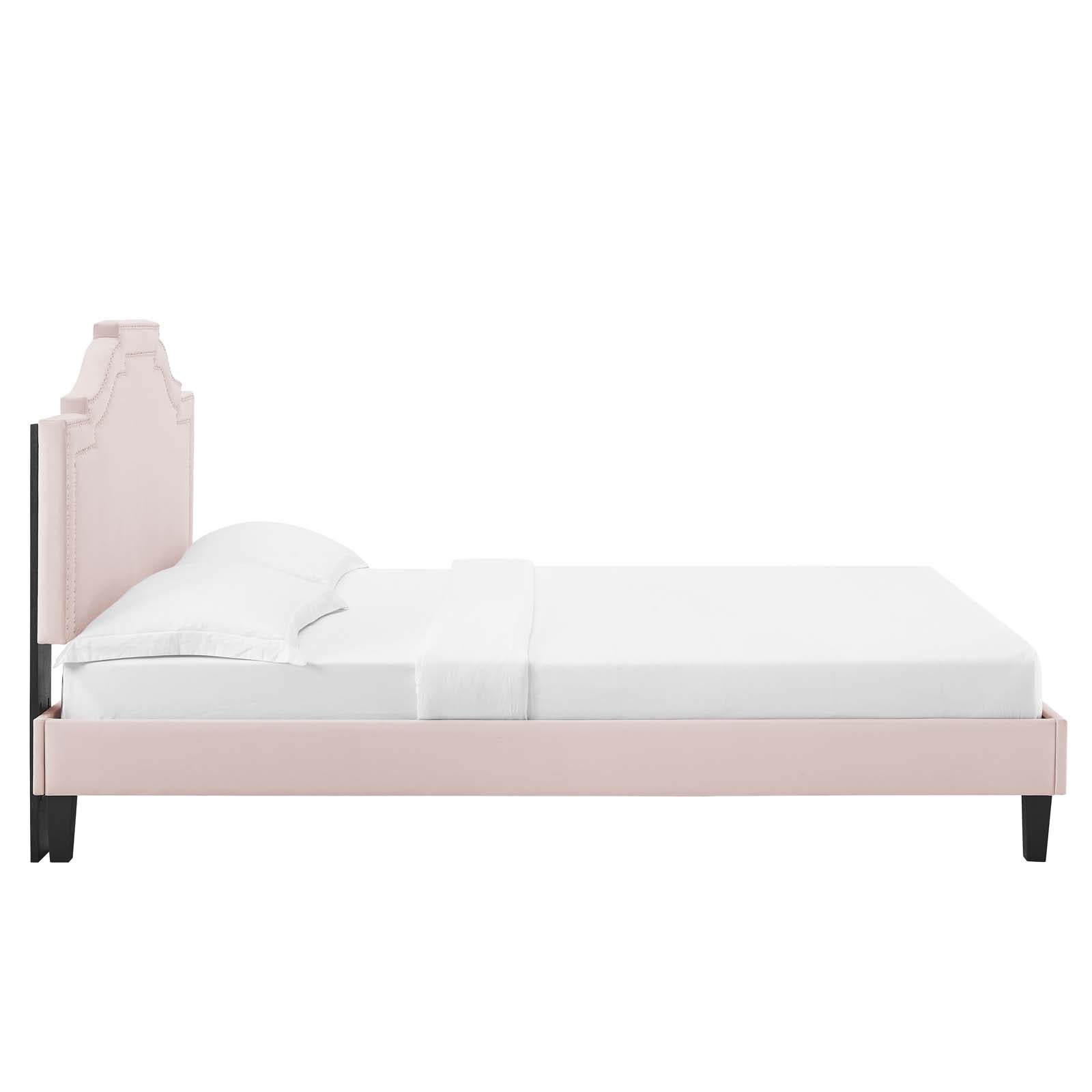 Adelaide Performance Velvet Twin Platform Bed By Modway - MOD-6852 | Beds | Modishstore - 72