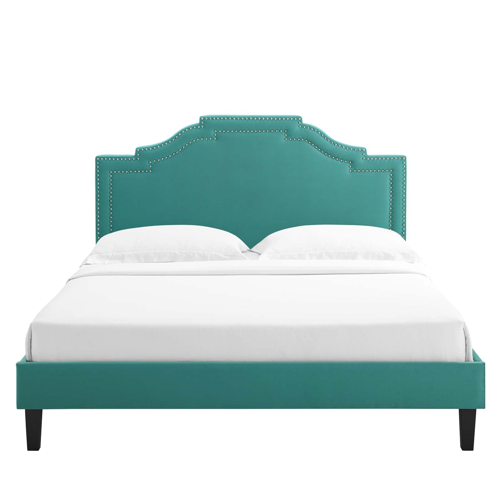 Adelaide Performance Velvet Twin Platform Bed By Modway - MOD-6852 | Beds | Modishstore - 90